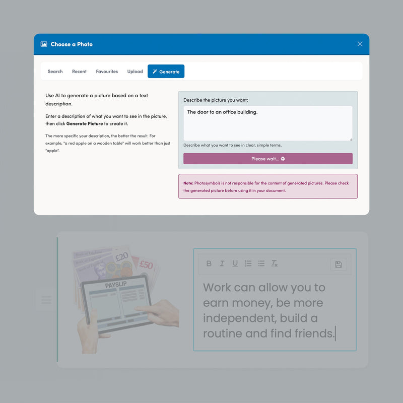 Convert existing content - Step 3