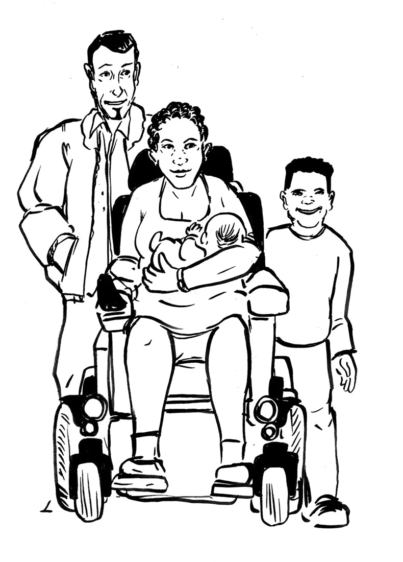 Original CHANGE illustration: family life